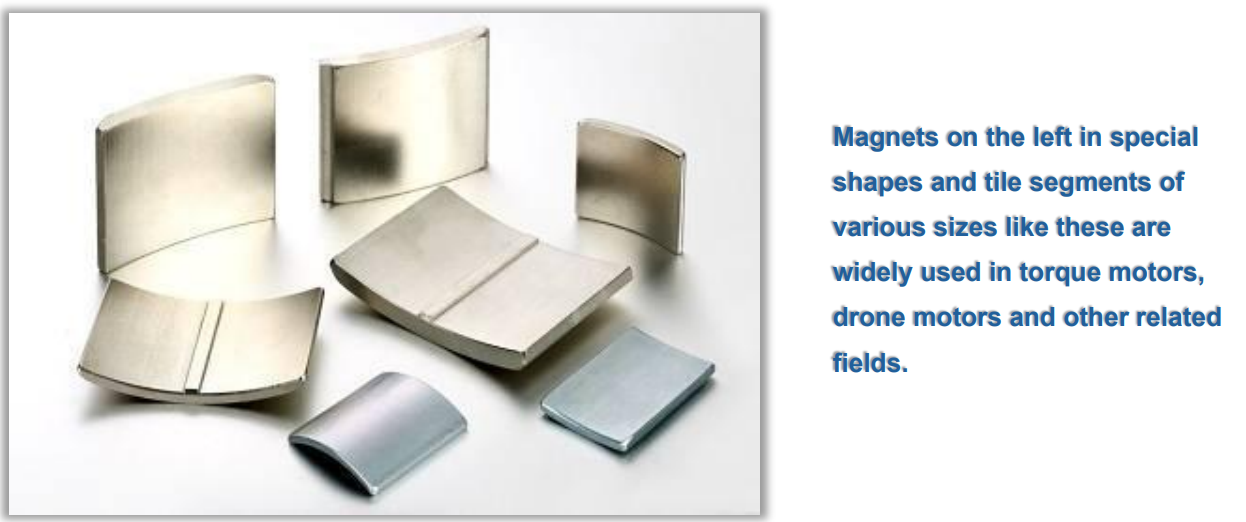 Sintered NdFeB magnet irregular shape 11